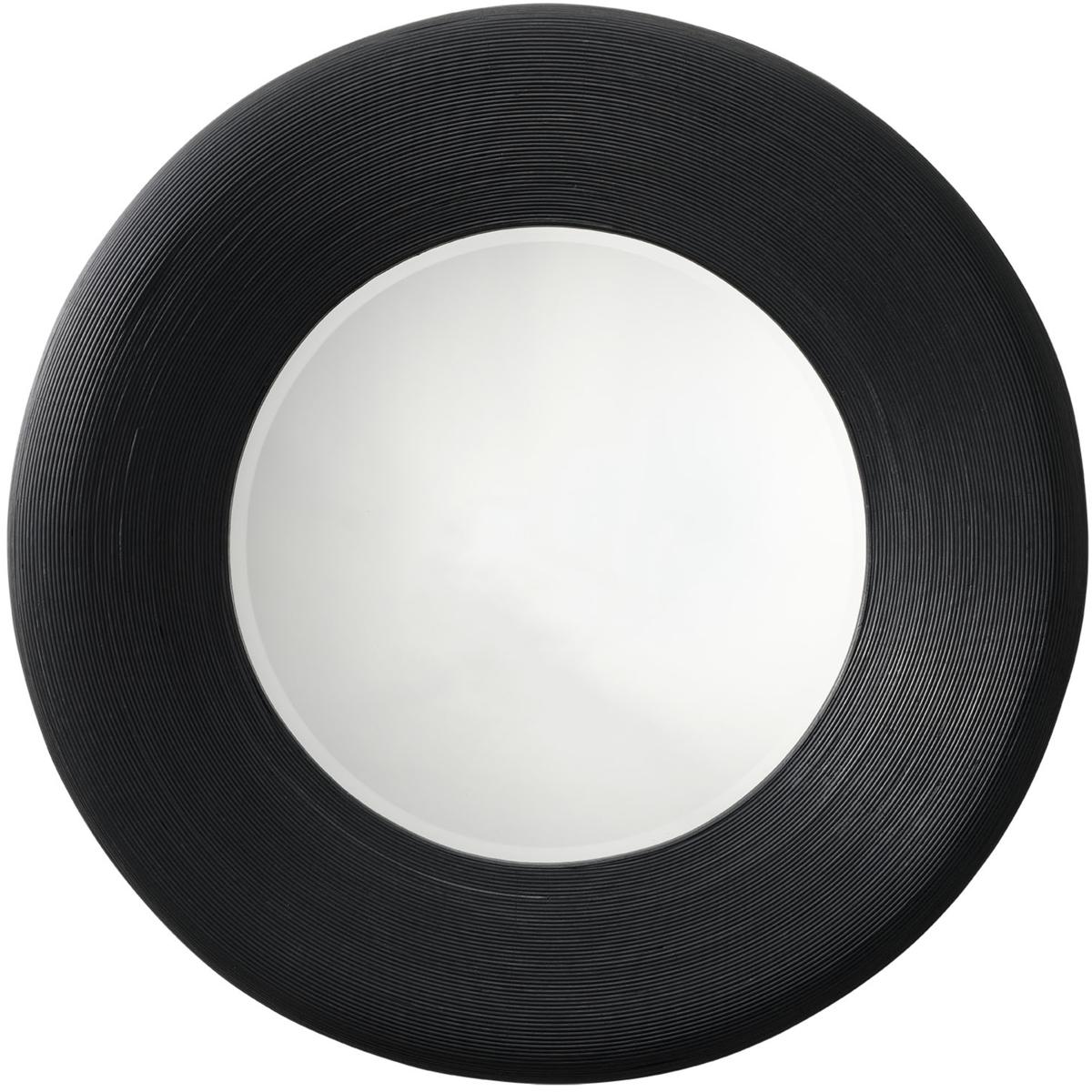 Jamie Young Co 6PADD-MIBK Paddock 39 X 39 inch Black Bamboo Mirror