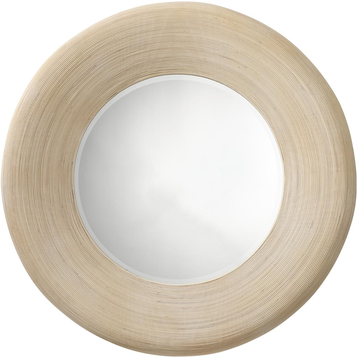 Jamie Young Co 6PADD-MICR Paddock 39 X 39 inch Cream Bamboo Mirror