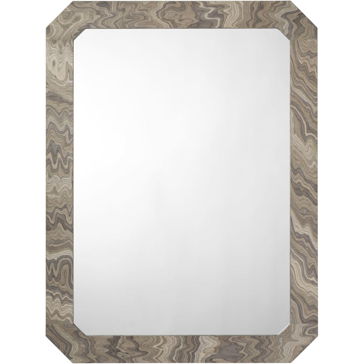 Jamie Young Co 6RAVI-MISA Ravine 48 X 36 inch Sand Grey Mirror, Inline