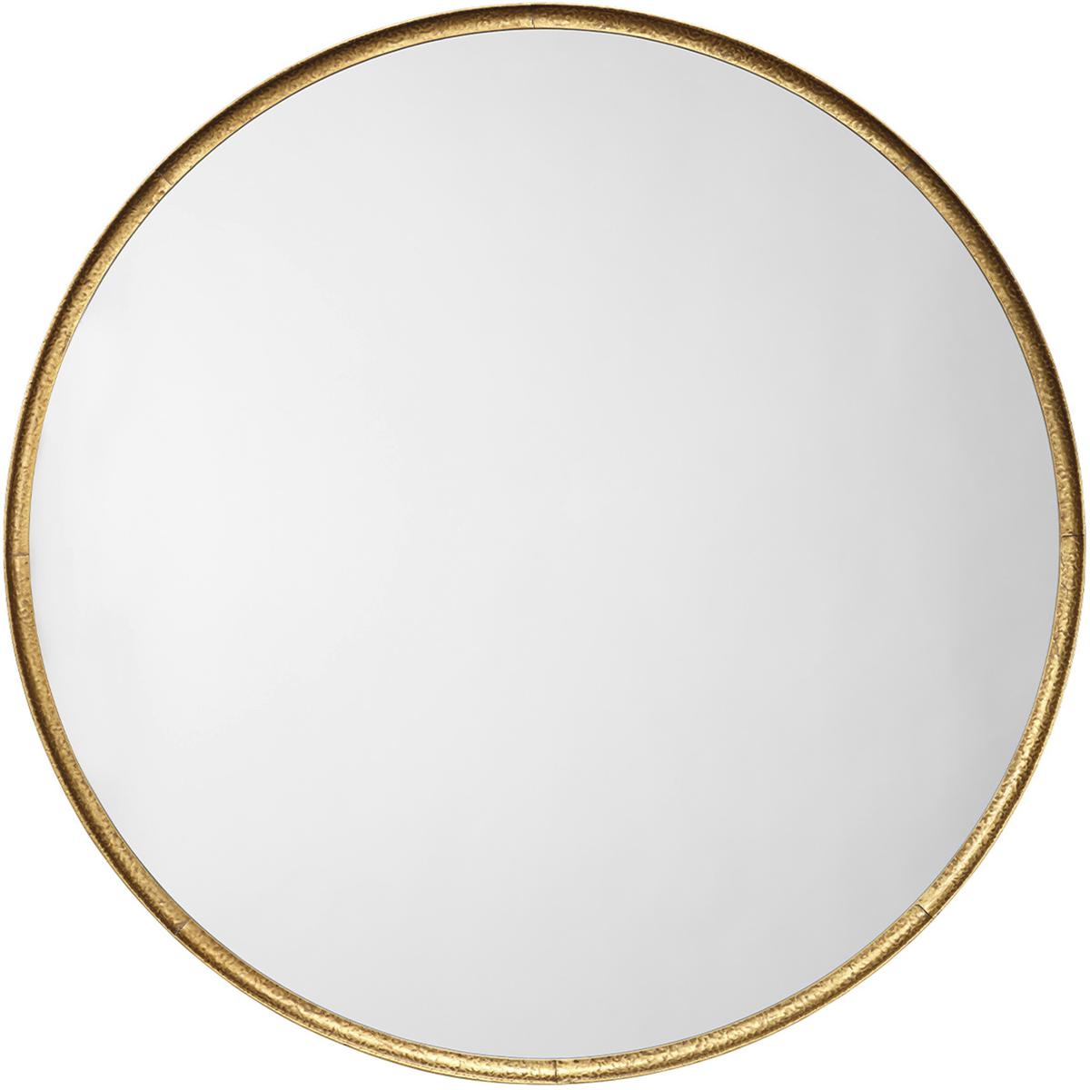 Jamie Young Co 6REFI-LGMIGO Refined 48 X 48 inch Gold Leaf Mirror, Inline, Large