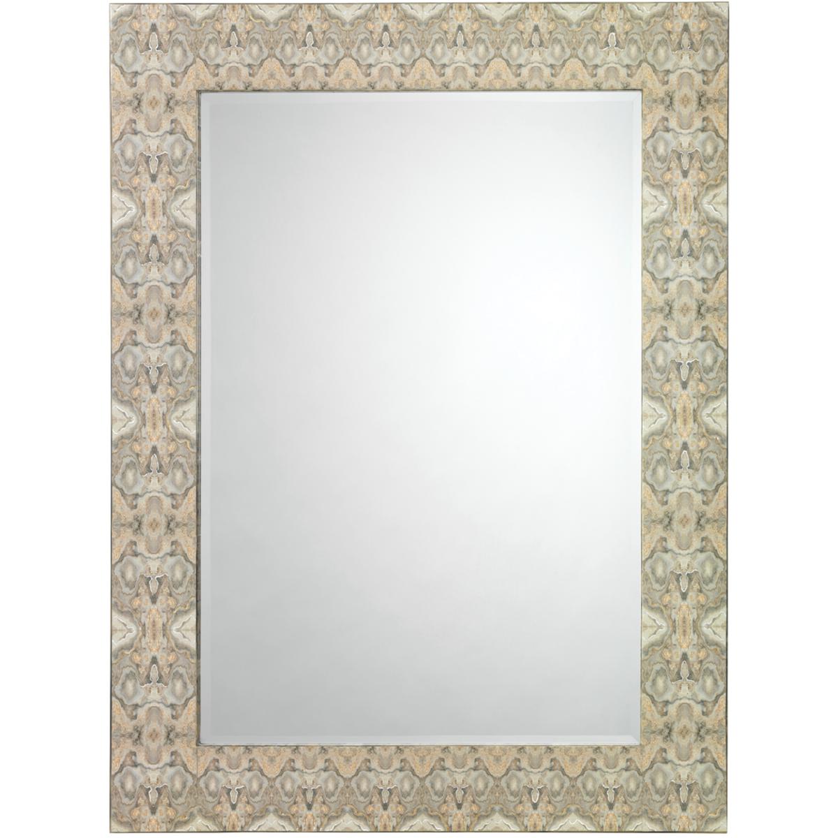 Jamie Young Co 6RORS-MIGRCR Rorschach 48 X 36 inch Grey & Cream Lacquer Mirror in Grey and Cream Lacquer