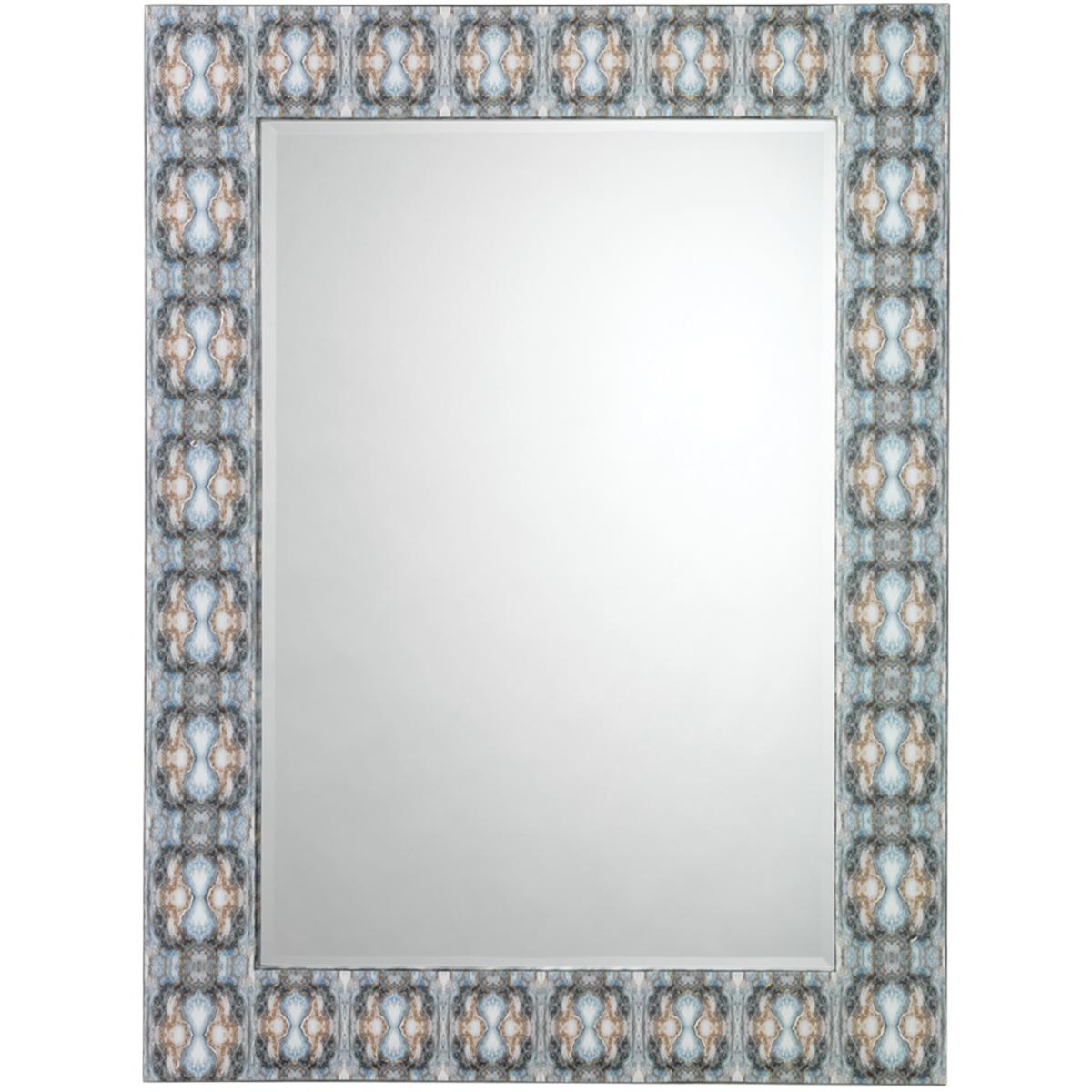 Jamie Young Co 6RORS-MIINBL Rorschach 48 X 36 inch Indigo Blue Lacquer Mirror