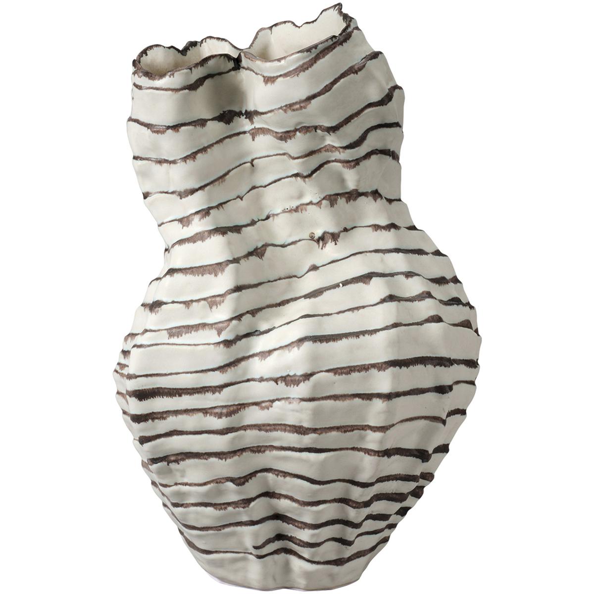 Jamie Young Co 7CONT-VABR Contortion 15.5 X 11.5 inch Vase, Inline
