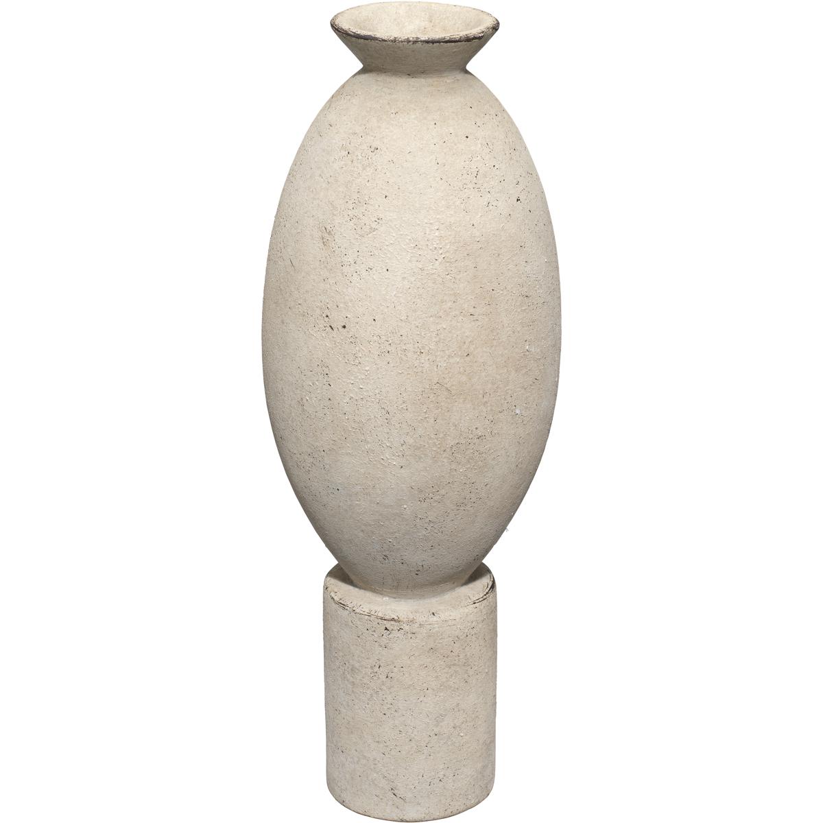 Jamie Young Co 7ELEV-VAOW Elevated 15.75 X 6 inch Decorative Vase in Off White Ceramic