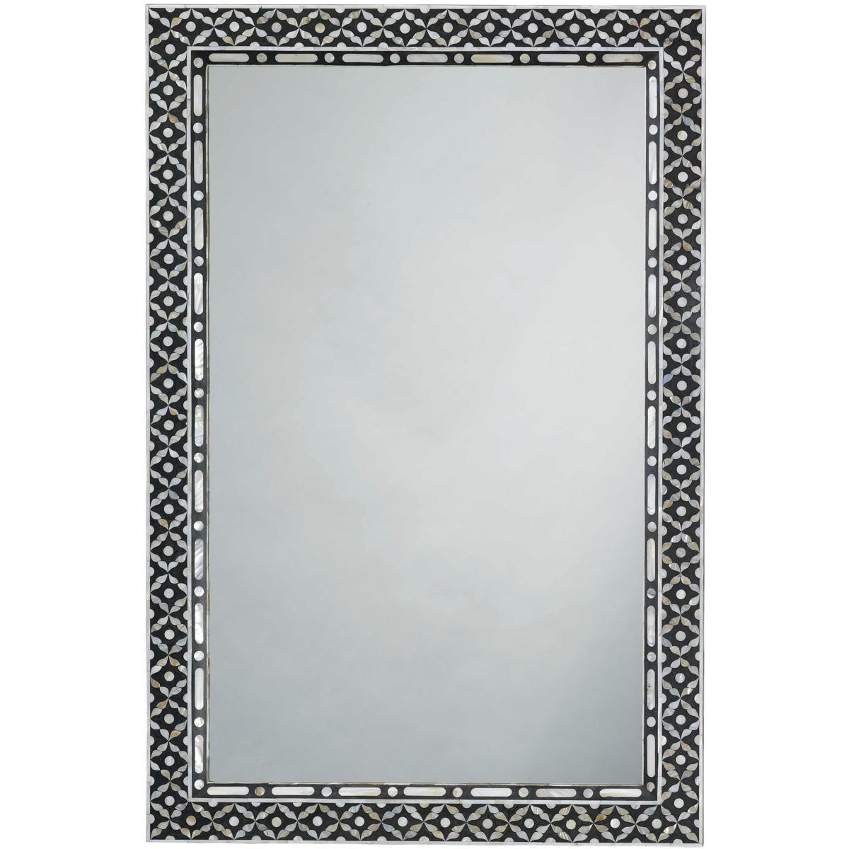 Jamie Young Co 7EVEL-MIMOP Evelyn 36 X 24 inch Black Mirror