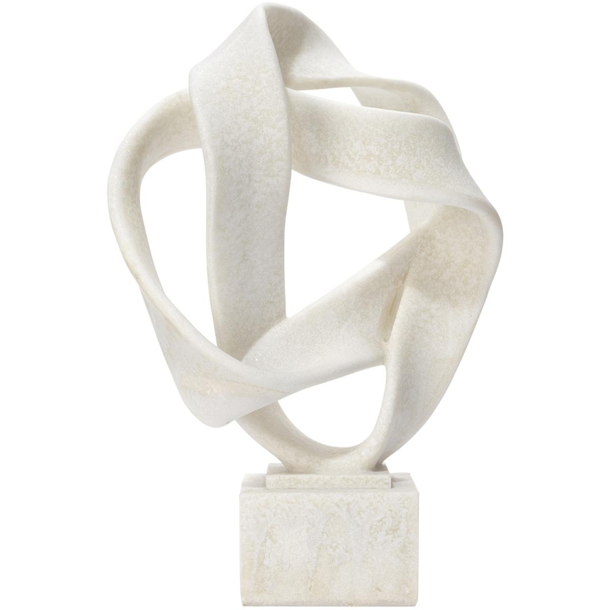 Jamie Young Co 7INTE-OBWH Intertwined Off White Table Object