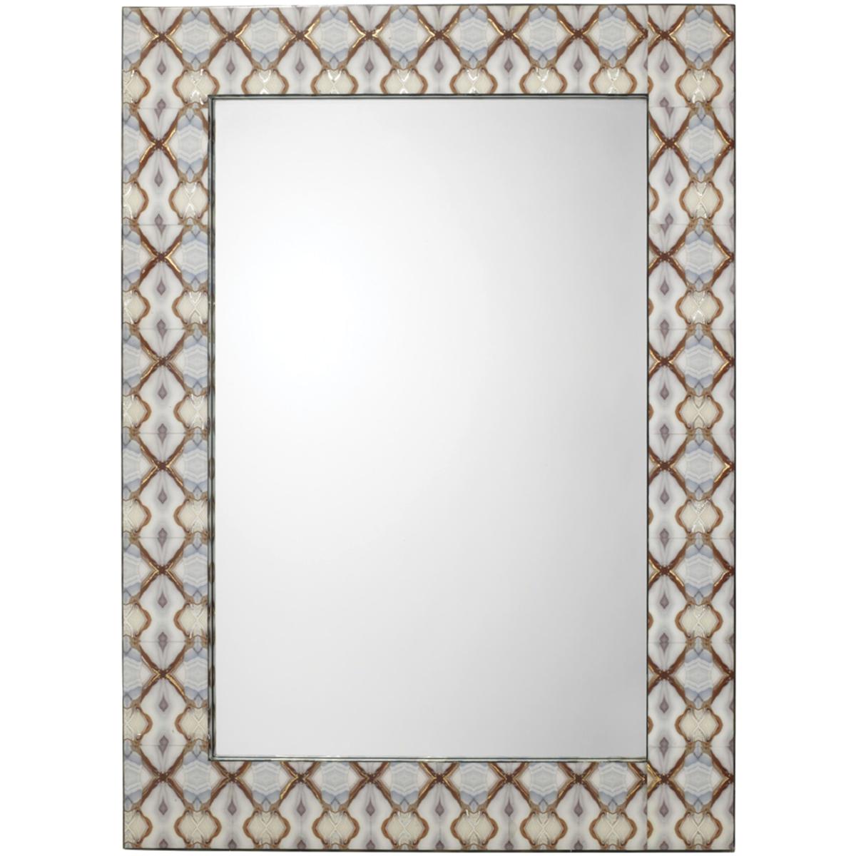 Jamie Young Co 7KALE-MILI Kaleidoscope 48 X 36 inch Blue Mirror