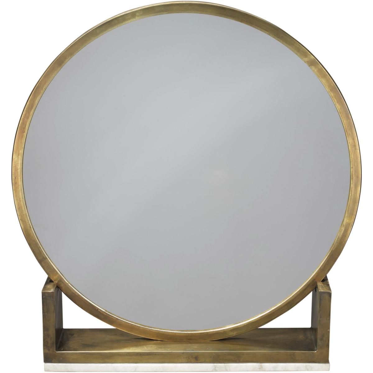 Jamie Young Co 7ODYS-MIAB Odyssey 24 X 20 inch Antique Brass and White Standing Mirror