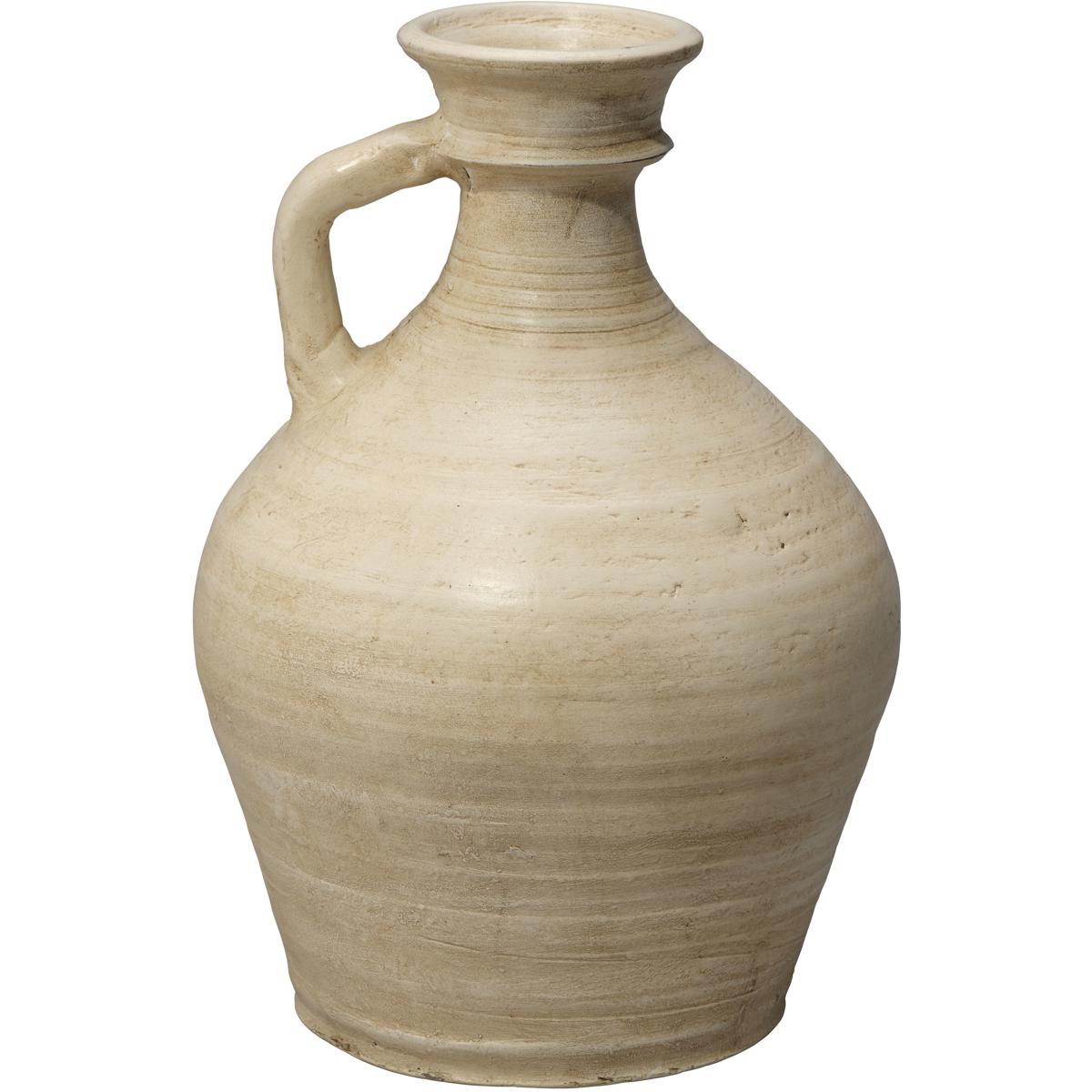 Jamie Young Co 7OFFE-PIWH Offering White Distress Pitcher, Inline