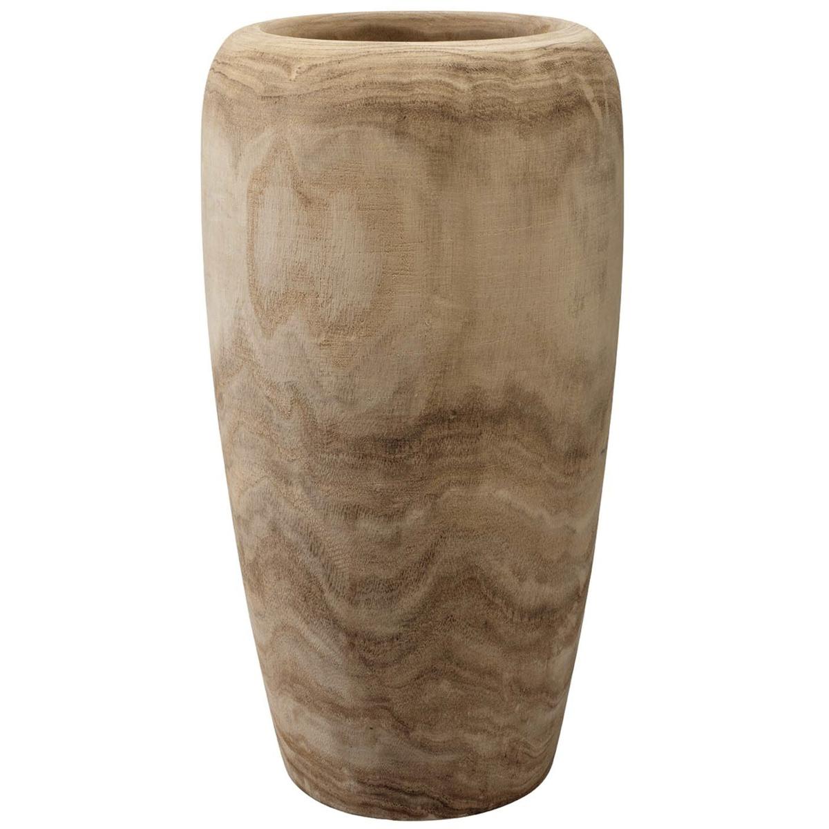 Jamie Young Co 7OJAI-SMWD Ojai 17 X 7 inch Wooden Vase