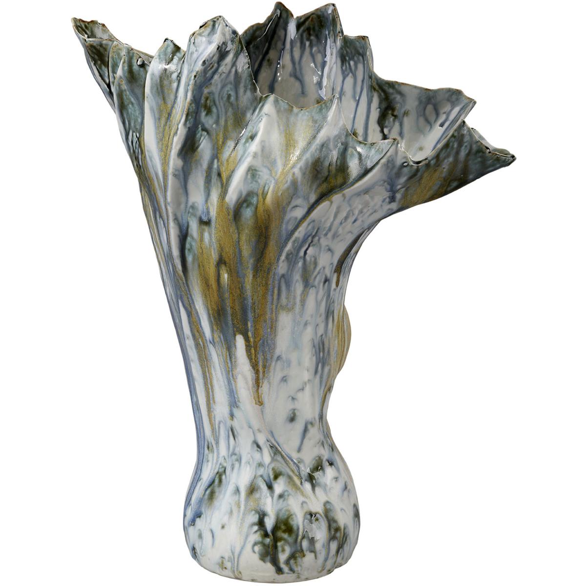 Jamie Young Co 7ORCA-VABL Orca 16 X 12.5 inch Vase