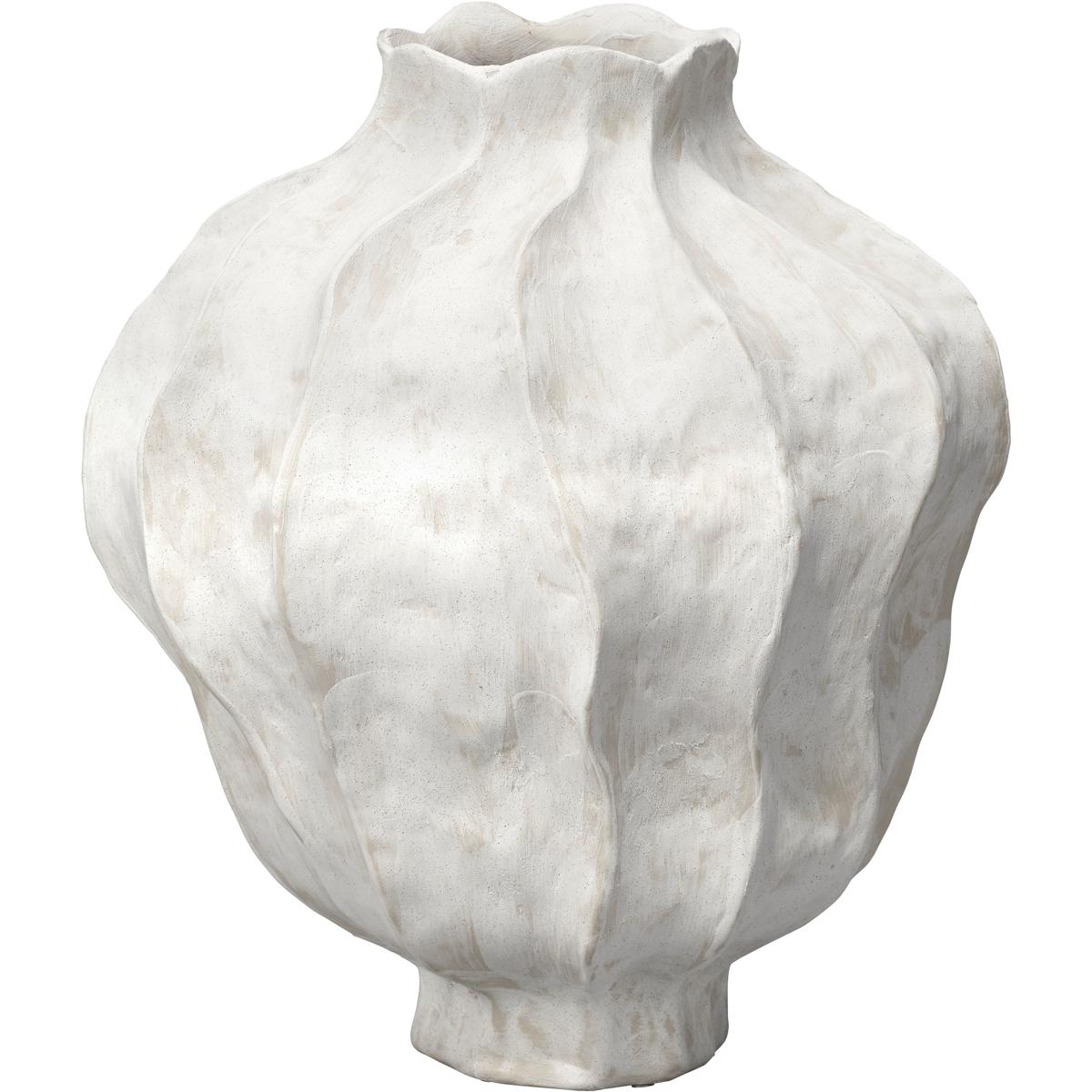 Jamie Young Co 7POPP-VAWH Poppy 14.5 X 13 inch Vase