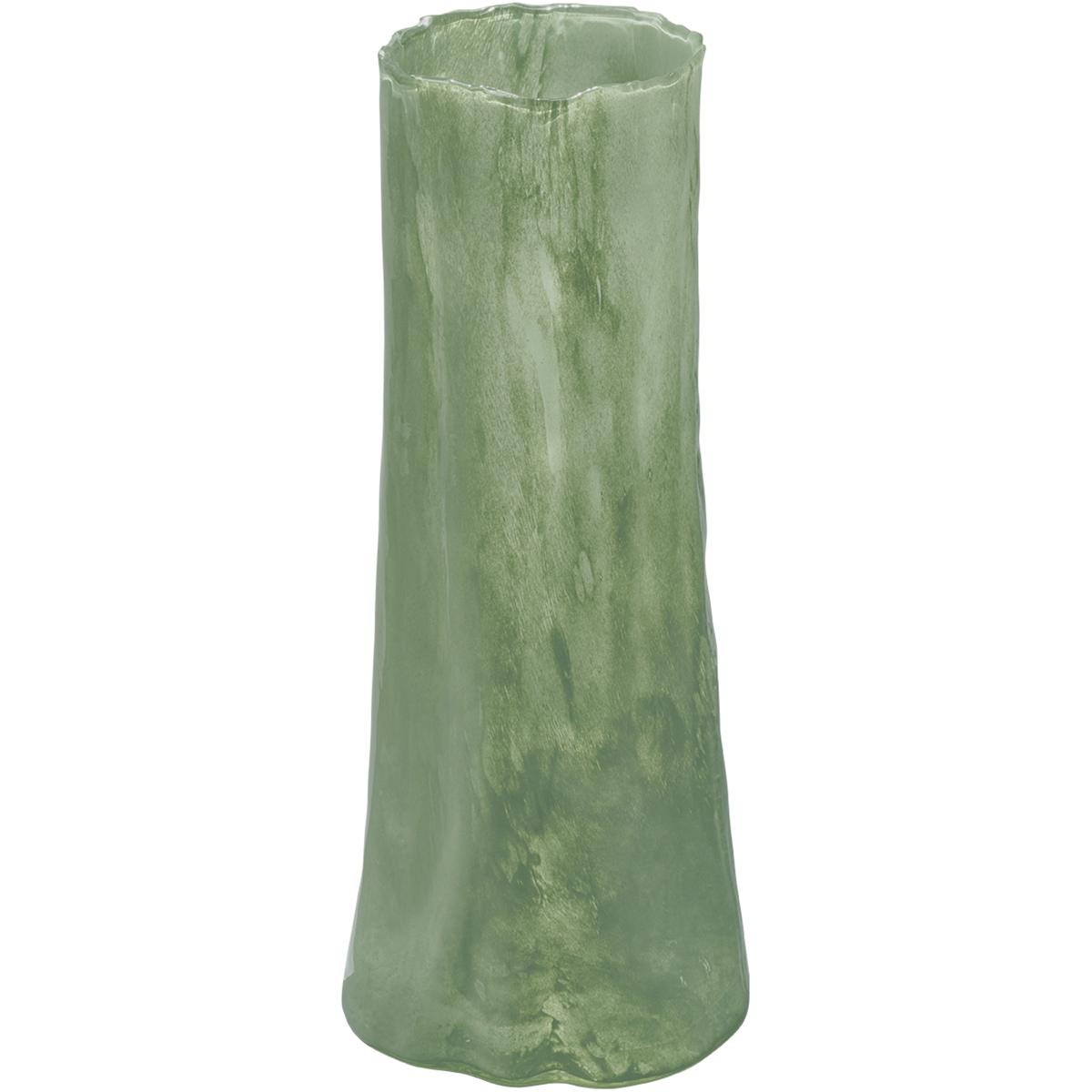 Jamie Young Co 7SEQU-SMGR Sequoia 14 X 7 inch Vase in Small, Green Glass, Small, Inline