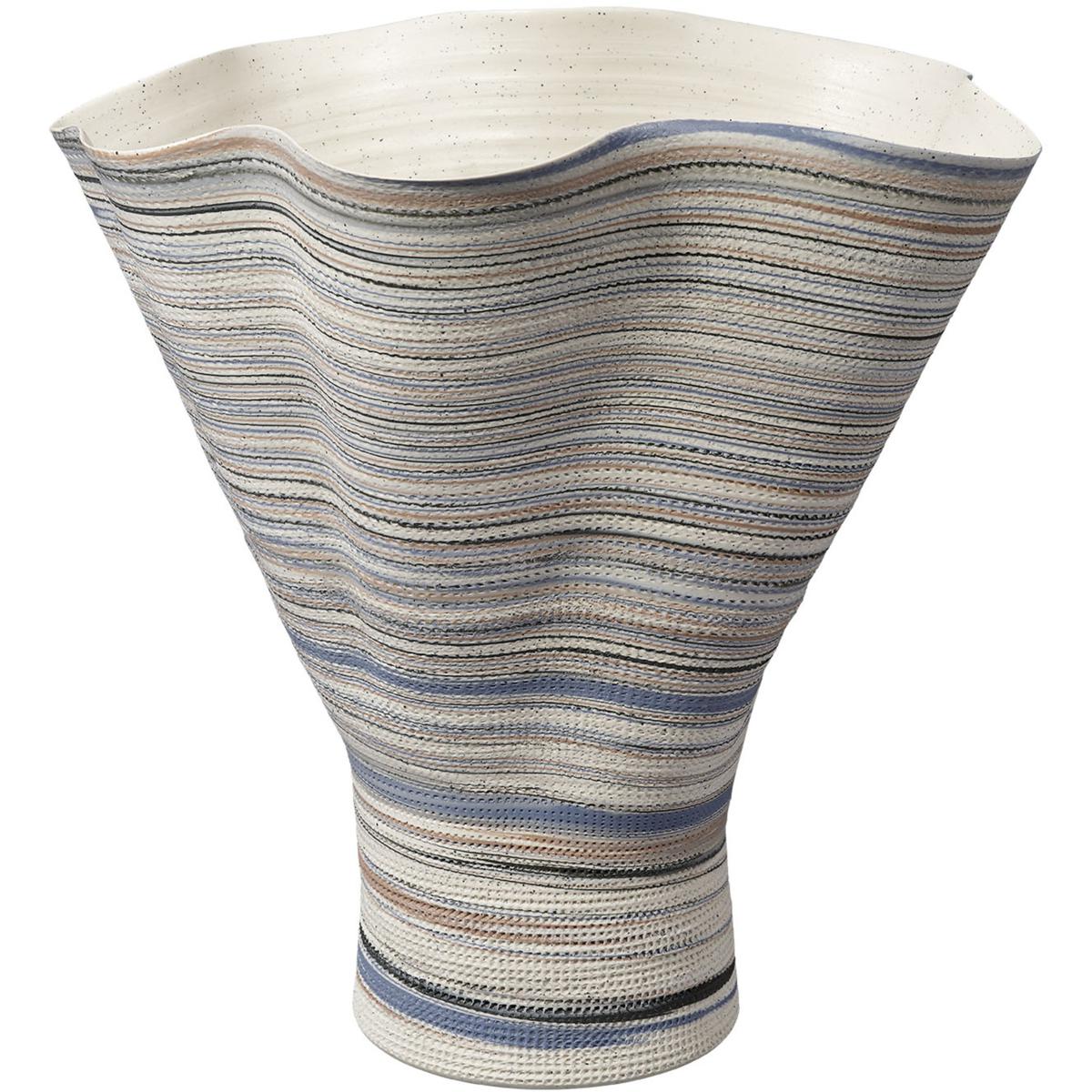 Jamie Young Co 7SPLA-VABL Splayed 16 X 14 inch Vase