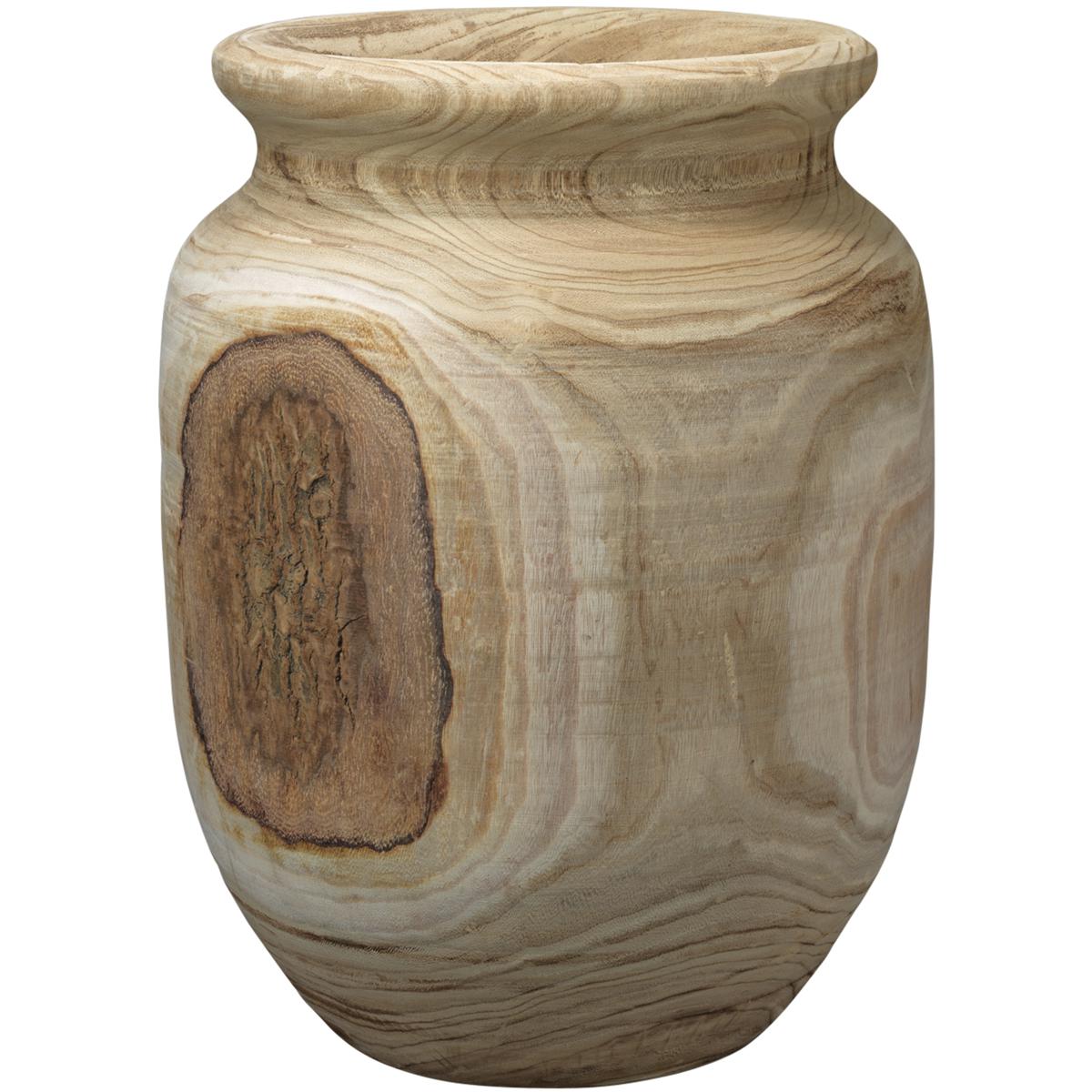 Jamie Young Co 7TOPA-VAWD Topanga 22 X 16 inch Wooden Vase