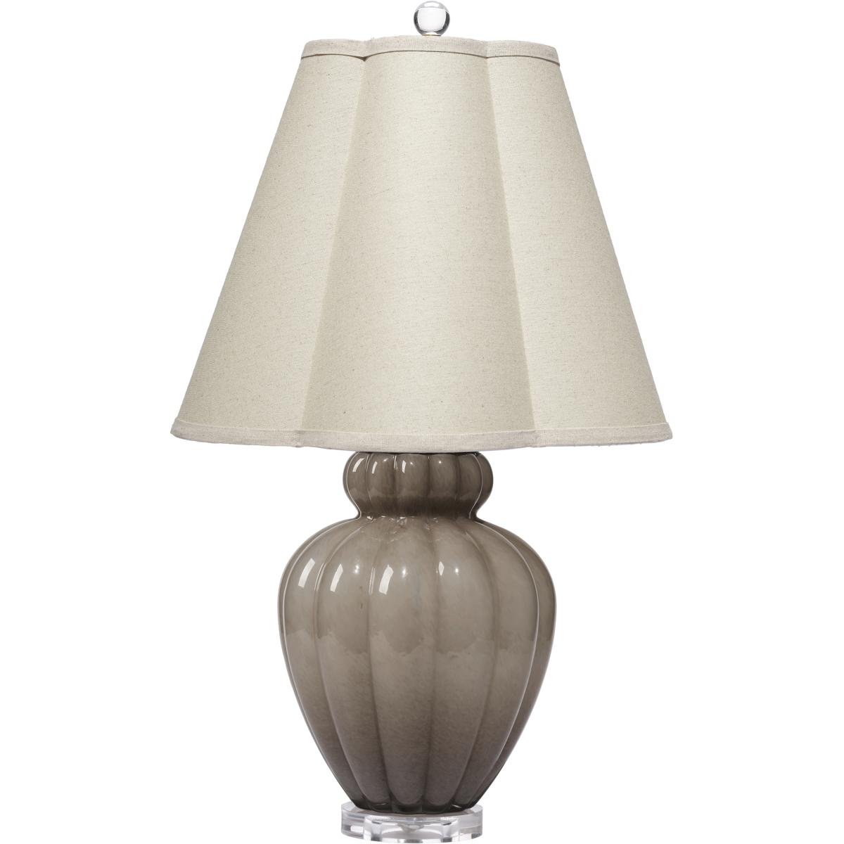 Jamie Young Co 9AGNESTLTASC Agnes 26 inch 150 watt Blown Glass Taupe Table Lamp Portable Light