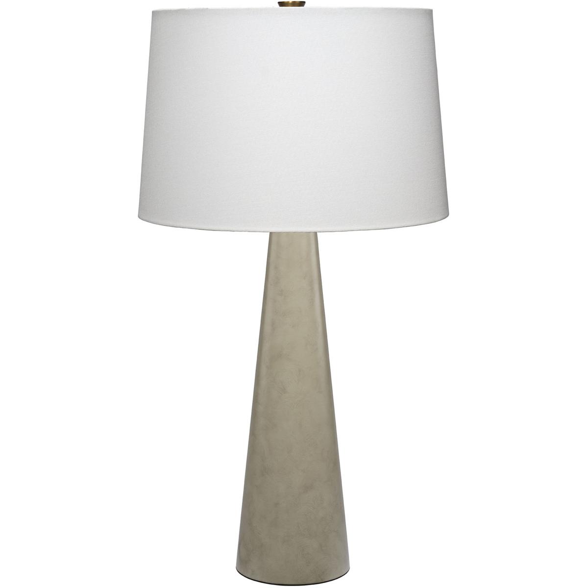 Jamie Young Co 9ALPSTLGREY Alps 31.5 inch 100 watt Warm Grey Table Lamp Portable Light, Inline