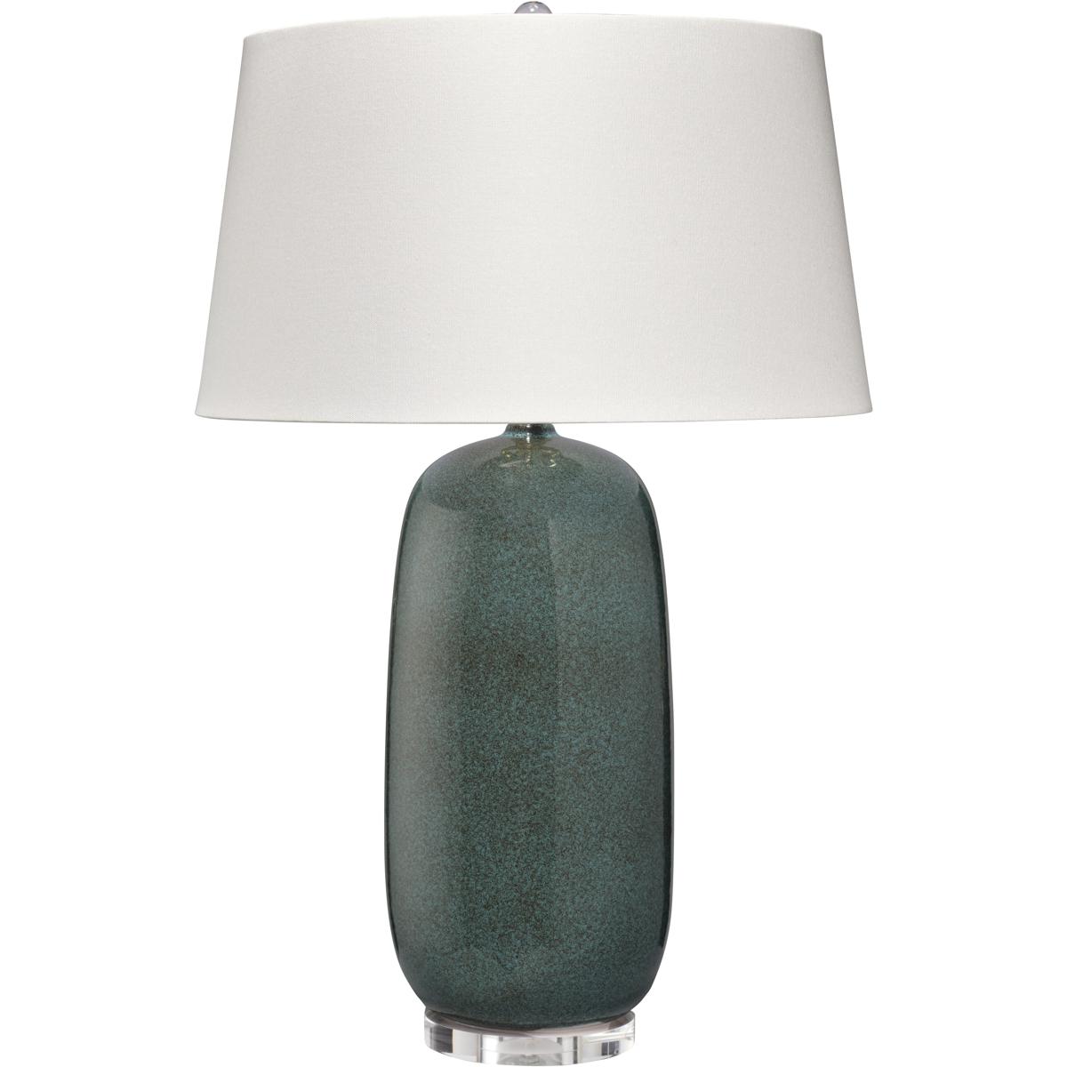 Jamie Young Co 9BASALMTLTE Balsalm 30.25 inch 150 watt Teal Reactive Glaze Table Lamp Portable Light, Inline
