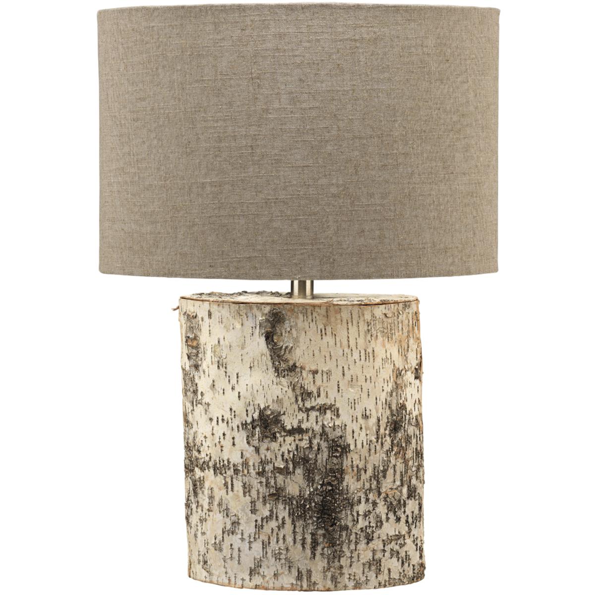 Jamie Young Co 9FORRBIOV255 Forrester 25.5 inch 150 watt Birch Veneer Table Lamp Portable Light