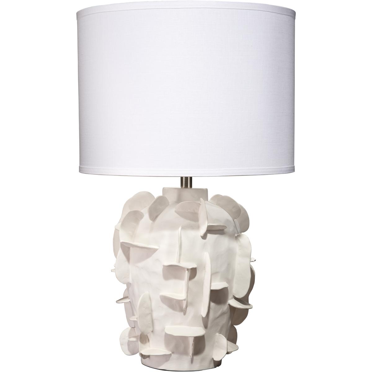 Jamie Young Co 9HELIOSTLWH Helios 30.5 inch 150 watt White Table Lamp Portable Light