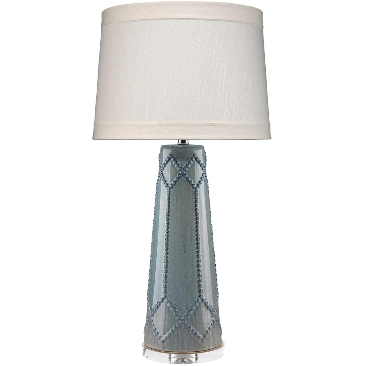 Jamie Young Co 9HOBNAILTEAL Hobnail 34.5 inch 150 watt Teal Table Lamp Portable Light