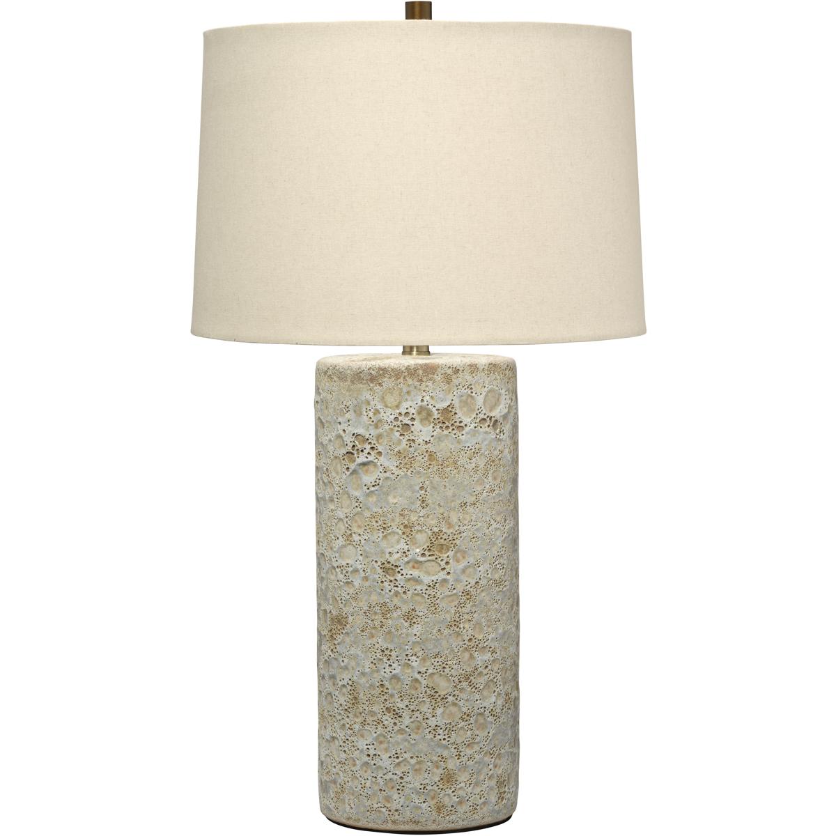 Jamie Young Co 9LAVATLVC Lava 29.5 inch 100 watt Volcanic Cream Table Lamp Portable Light, Inline
