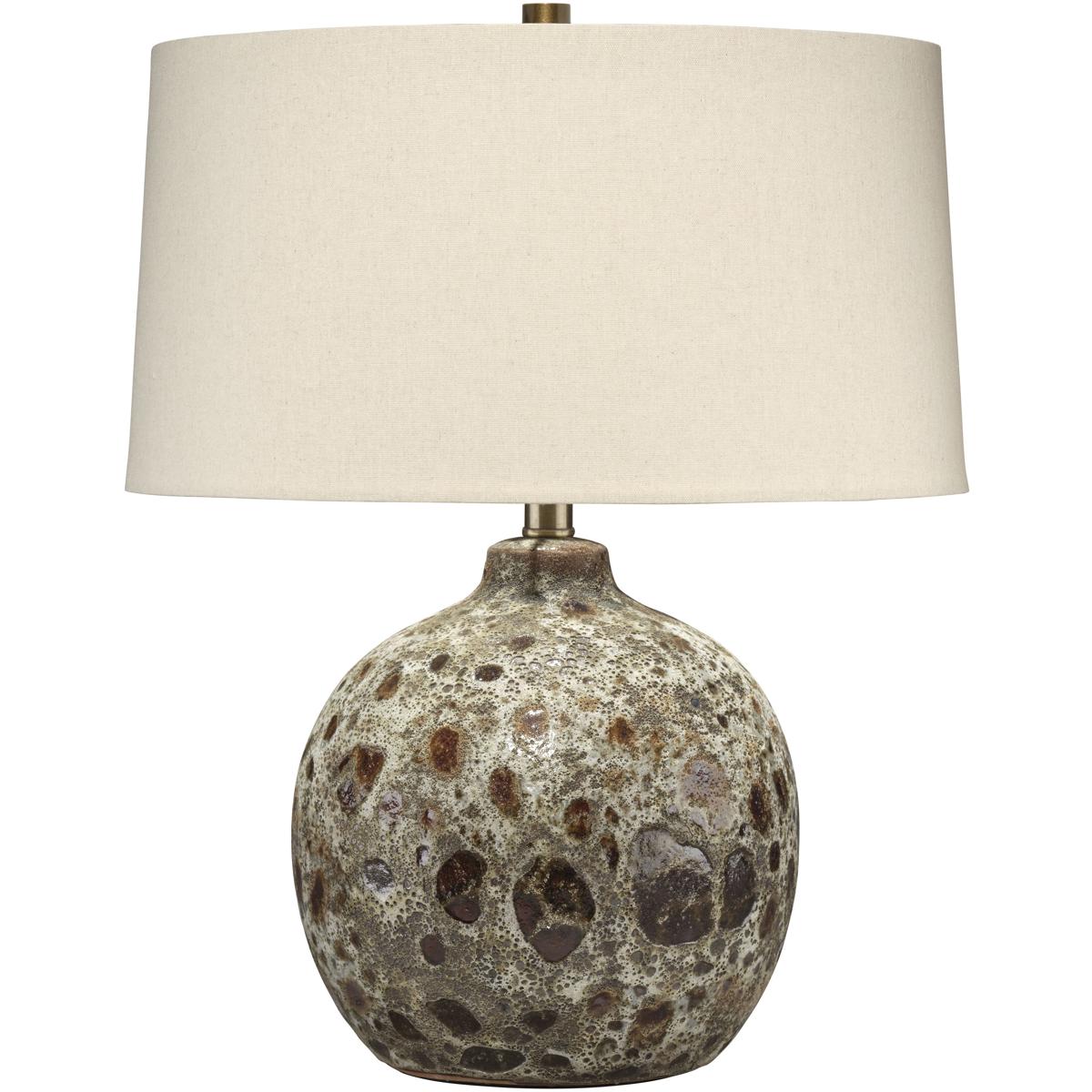 Jamie Young Co 9MAGMATLVB Magma 21.5 inch 100 watt Volcanic Brown Table Lamp Portable Light, Inline