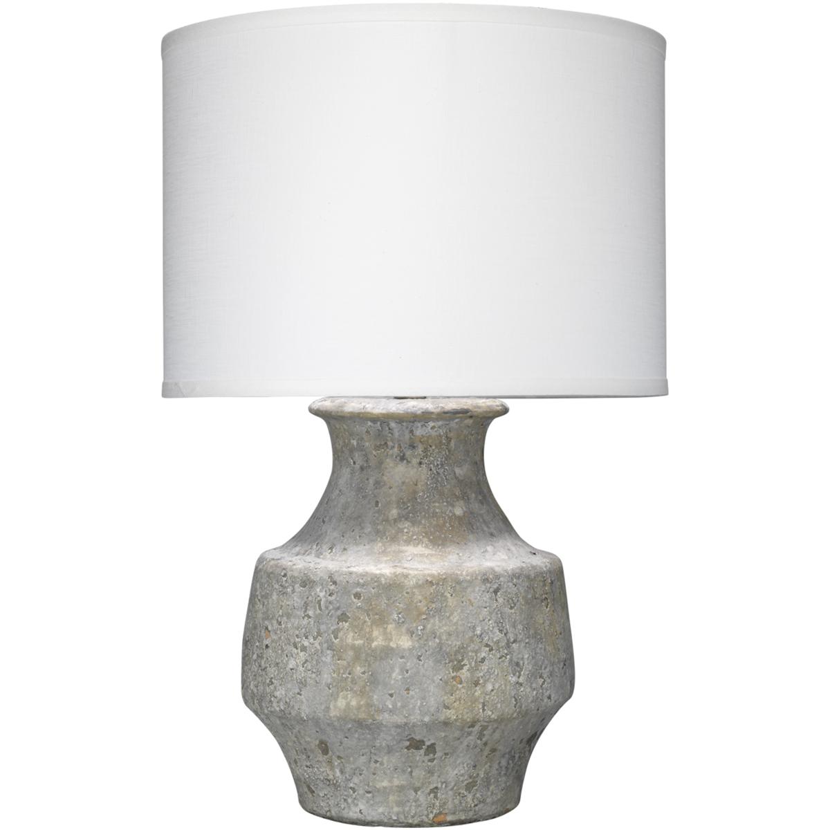 Jamie Young Co 9MASOGRD131C Masonry 27 inch 150 watt Grey Ceramic Table Lamp Portable Light