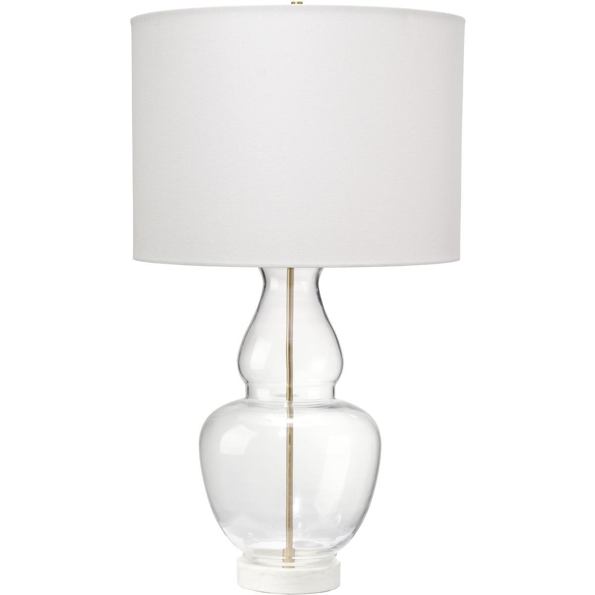 Jamie Young Co 9POISEDTHCL Poised 30.75 inch 150 watt Clear Glass Table Lamp Portable Light, Inline