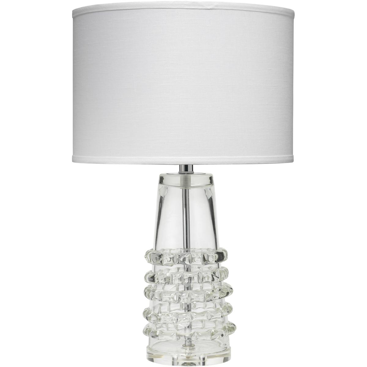 Jamie Young Co 9RIBTCLD131M Ribbon 24 inch 150 watt Clear Glass Table Lamp Portable Light