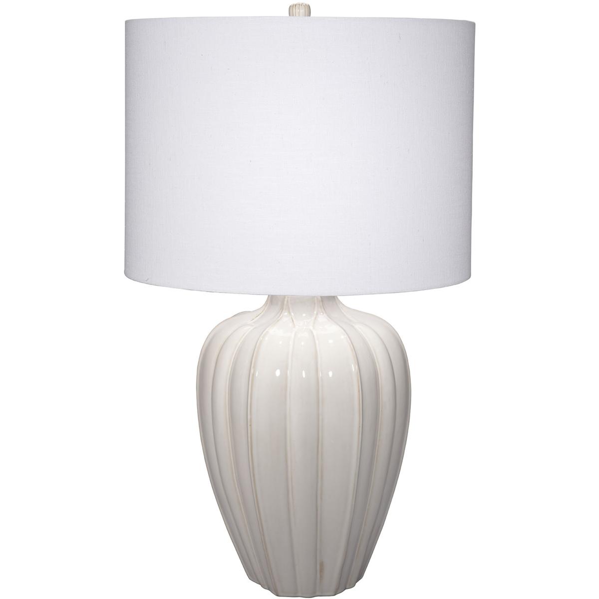 Jamie Young Co 9SERATLCRWH Seraphina 30.5 inch 150 watt Light Cream Table Lamp Portable Light