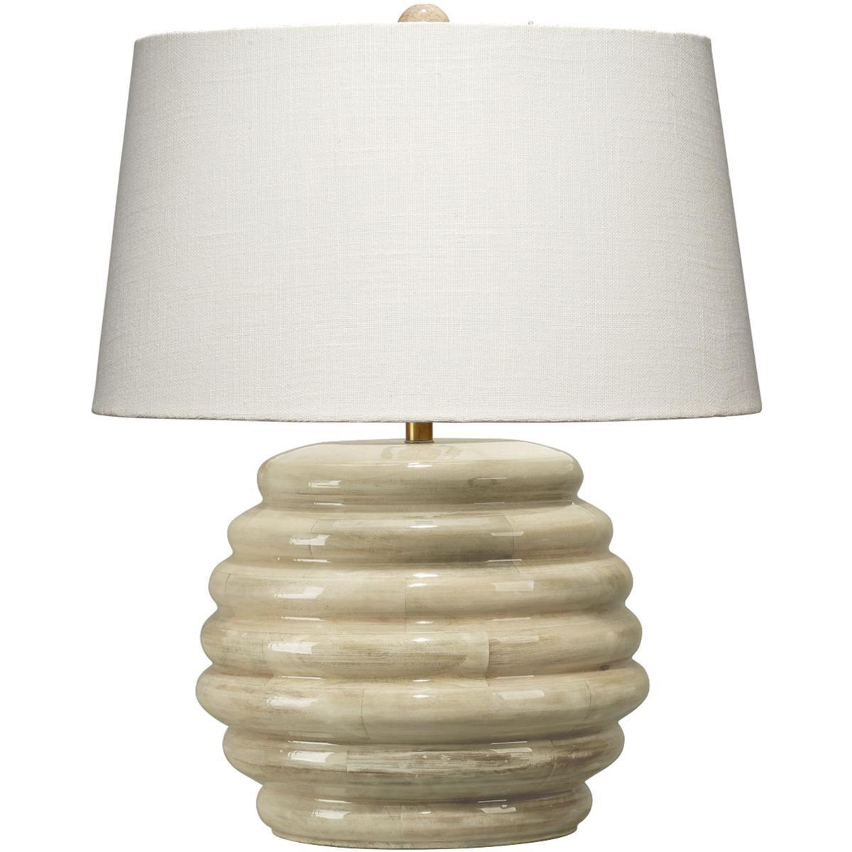 Jamie Young Co 9SOROBANTLNA Soroban 22 inch Lacquered Wood Table Lamp Portable Light