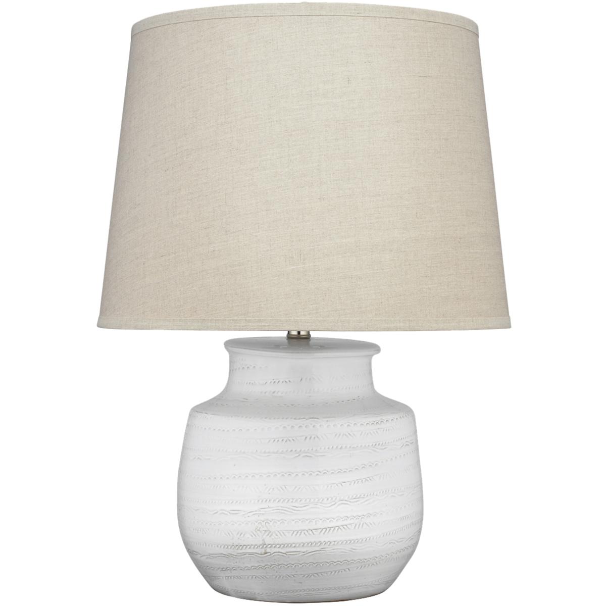 Jamie Young Co 9TRACESMTLWH Trace 26 inch 150 watt White Table Lamp Portable Light
