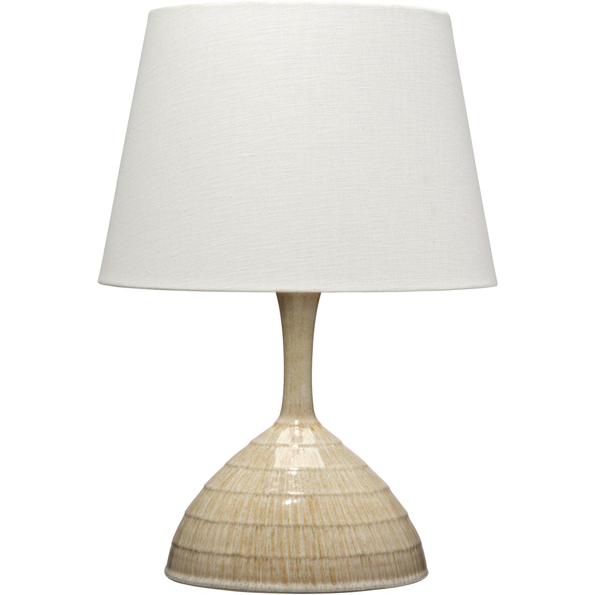 Jamie Young Co 9TRUMPETTLBE Trumpet 24.5 inch 100 watt Beige Reactive Glaze Table Lamp Portable Light, Inline