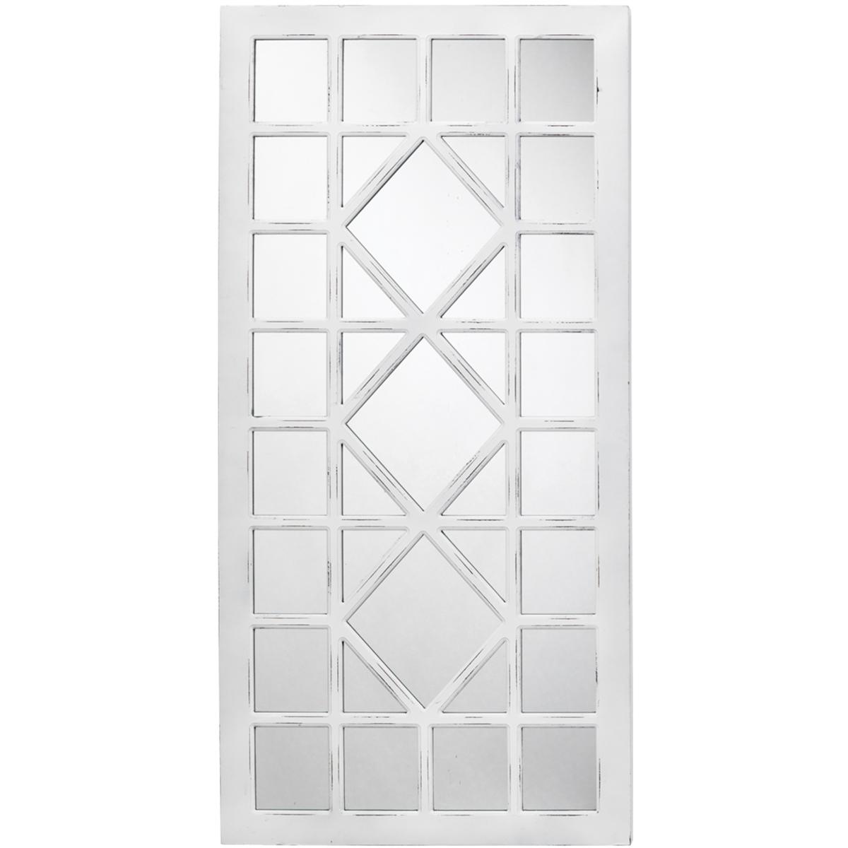 Jamie Young Co BL122316-M2 Virginia 53.5 X 26 inch Ivory painted wood Mirror