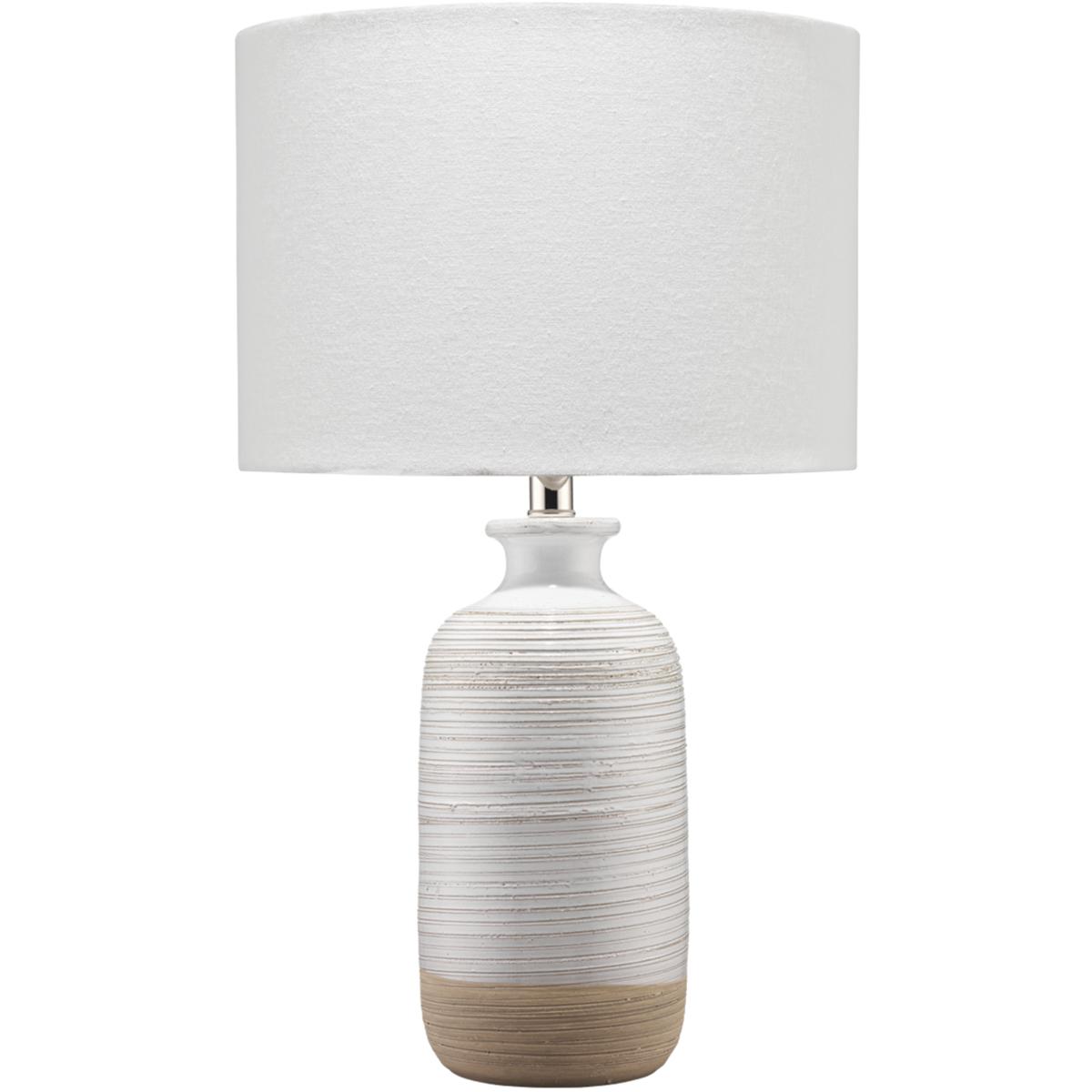 Jamie Young Co BL217-TL7 Ashwell 24.25 inch 150 watt White and brown ceramic Table Lamp Portable Light