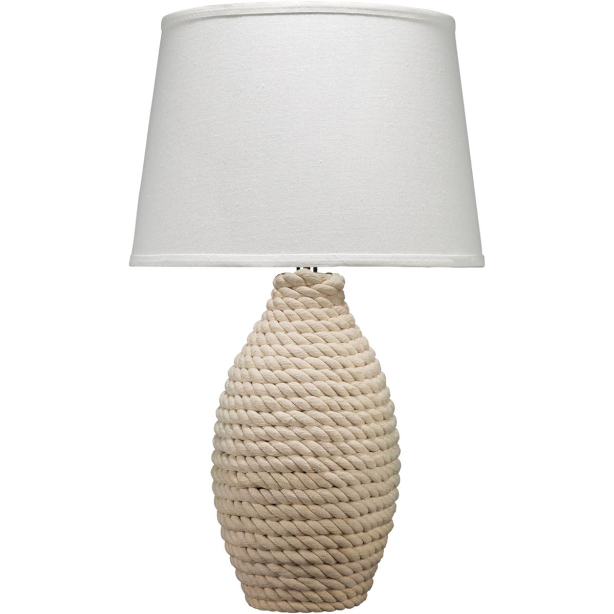 Jamie Young Co BL616-TL39 Rope 26.5 inch 150 watt White Rope Table Lamp Portable Light