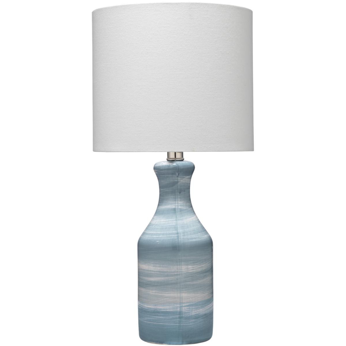 Jamie Young Co BL716-TL3BL Bungalow 19.75 inch 60 watt Blue Table Lamp Portable Light