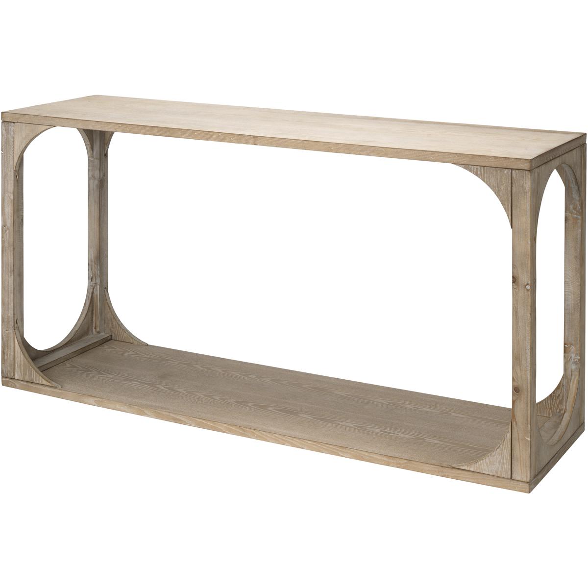 Jamie Young Co LS20EVERCOGR Everett 60 inch Grey Washed Wood Console Table