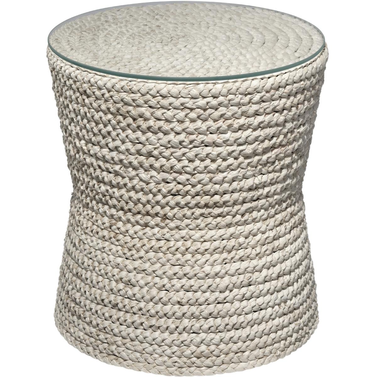 Jamie Young Co LS20GRAISTNA Grain 22 X 20 inch Natural Cornhusk Side Table