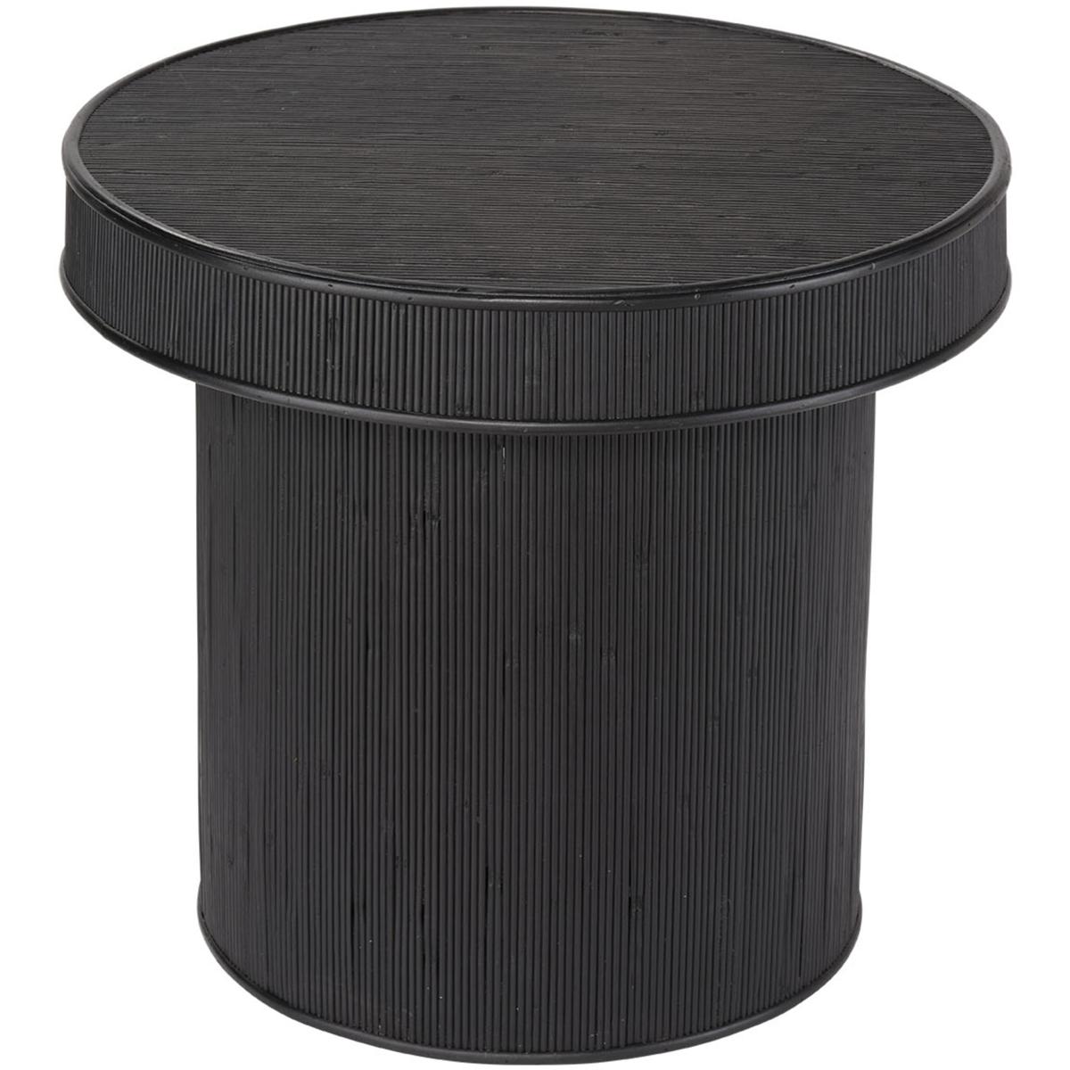 Jamie Young Co LS20TAYLSTBK Taylor 22 X 20 inch Black Bamboo Side Table