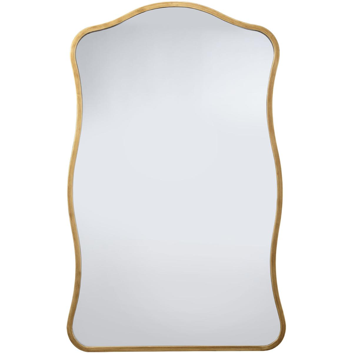 Jamie Young Co LS6AURORMIAB Aurora 38 X 24 inch Antique Brass Metal Mirror