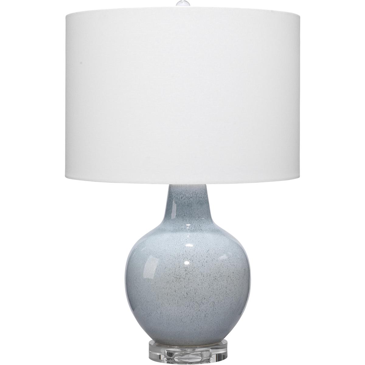 Jamie Young Co LS9AUBREYBL Aubrey 22 inch 100 watt Blue Reactive Ceramic Table Lamp Portable Light