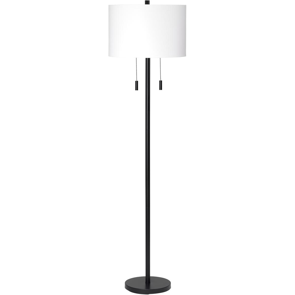 Jamie Young Co LS9LINCFLBK Lincoln 60.5 inch 60 watt Black Floor Lamp Portable Light