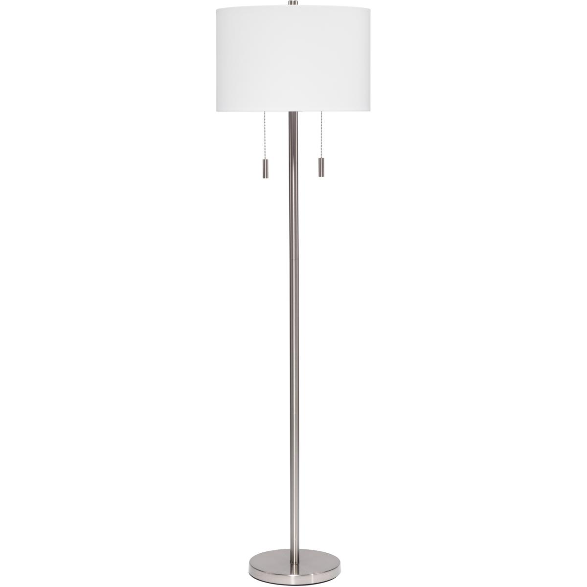 Jamie Young Co LS9LINCFLSL Lincoln 60.5 inch 60 watt Silver Floor Lamp Portable Light