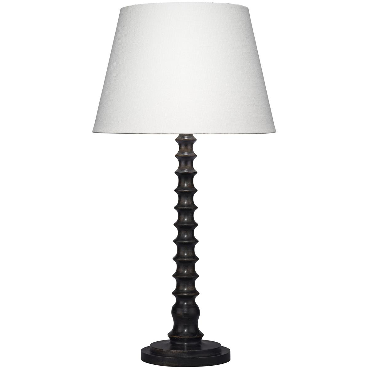 Jamie Young Co LS9REVOLUTBK Revolution 31 inch 60 watt Black Stained Mango Wood Table Lamp Portable Light