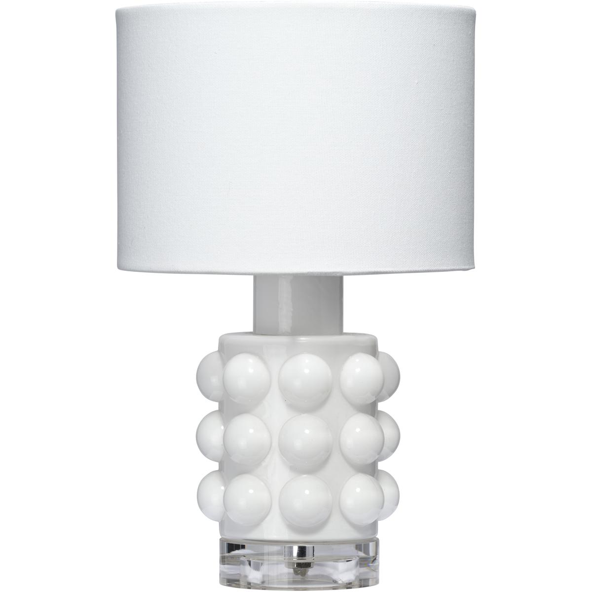 Jamie Young Co LS9SELTZERWH Seltzer 11.5 inch 25 watt White Table Lamp Portable Light