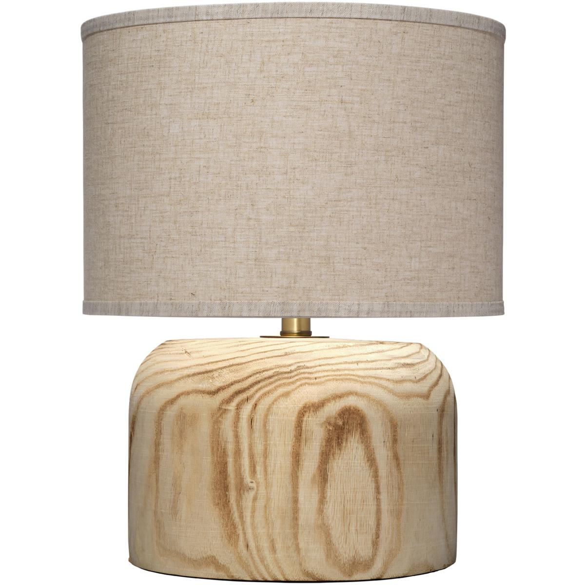 Jamie Young Co LS9TIMBERLNA Timber 18 inch 150 watt Natural Paulownia Wood Table Lamp Portable Light