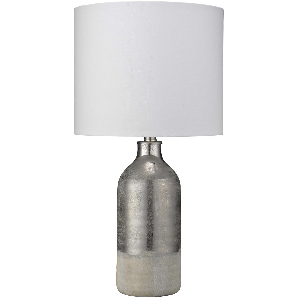 Jamie Young Co LS9VARNSLWH Varnish 23.5 inch 100 watt Silvered Taupe & Off-White Table Lamp Portable Light