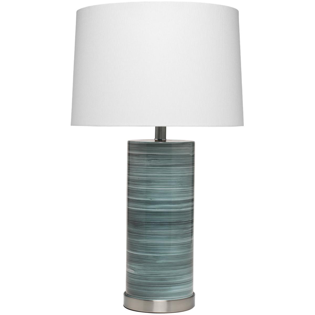 Jamie Young Co LSCASEYBL Casey 25 inch 150 watt Turquoise Table Lamp Portable Light